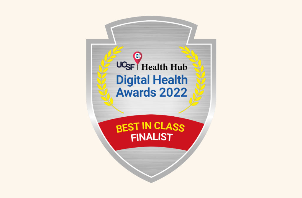 UCSF Health Hub Digital health Awards 2022 Logo