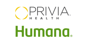 Humana and Privia logos.